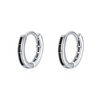 Wholesale S925 Sterling Silver Colorful Zircon Inlaid Geometric Earrings For Women