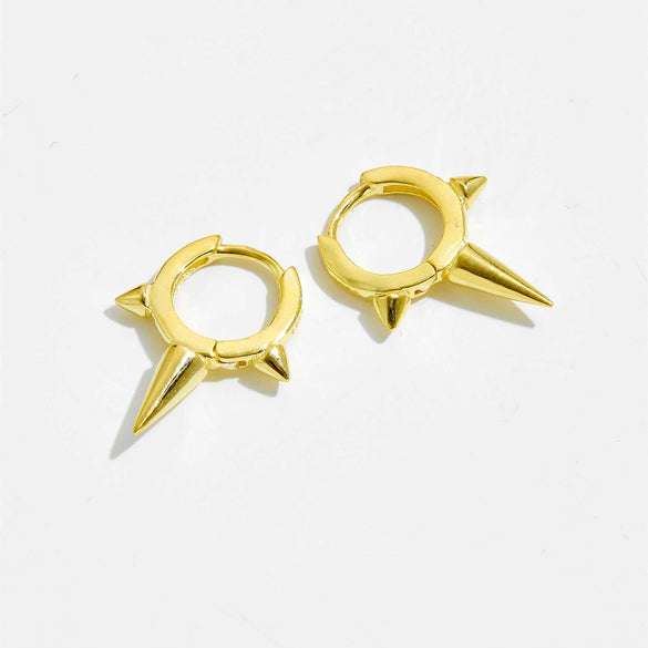Wholesale S925 Sterling Silver Cone Hanging Earrings With Geometric Design And Luxury Style Platinum Or 18K Gold Electroplated