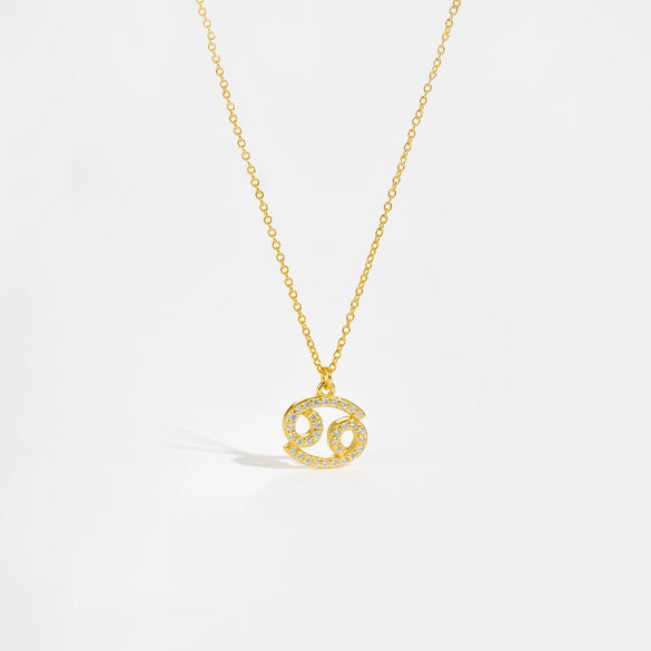 Wholesale S925 Sterling Silver Constellation Necklace With 18K Gold Electroplating And Diamond Design Long Chain Jewelry For Women