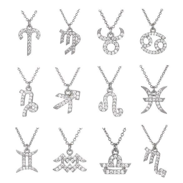 Wholesale S925 Sterling Silver Constellation Necklace With 18K Gold Electroplating And Diamond Design Long Chain Jewelry For Women