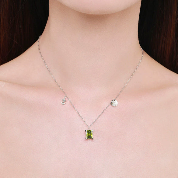 Wholesale S925 Sterling Silver Constellation Sagittarius Simple Cross Chain Clavicle Necklace For Women