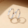 Wholesale S925 Sterling Silver Couple Ring With Wave And Rhombus Pattern Diamond Design Light Luxury Style