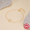 Wholesale S925 Sterling Silver Creative Geometric Diamond Bracelet For Women With Electroplating Treatment Popular And Elegant Hand Jewelry