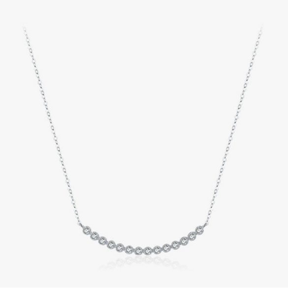 Wholesale S925 Sterling Silver Cross Chain Necklace With Geometric Pattern And Seiko Design For Women