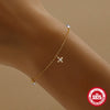 Wholesale S925 Sterling Silver Cross Diamond Pearl Light Luxury Geometric Bracelet With Real Gold Electroplating For Women