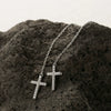 Wholesale S925 Sterling Silver Cross Ear Wire Micropaved Zircon Geometric Long Earrings For Women