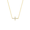 Wholesale S925 Sterling Silver Cross Pendant Necklace And Bracelet With Zircon Geometric Design Diamond Treatment Platinum Or 18K Gold Electroplating Simple And All Match Unisex