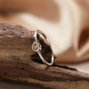 Wholesale S925 Sterling Silver Crystal Geometric December Birthday Stone Ring Set With Gems For Women