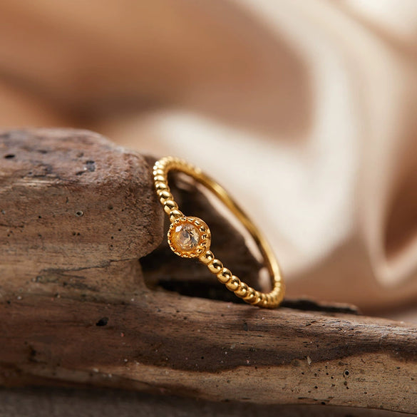 Wholesale S925 Sterling Silver Crystal Ring With Flower And Leaf Pattern Set With Gems For Women