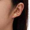 Wholesale S925 Sterling Silver Cute Geometric Animal Baby Elephant Earrings