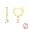 Wholesale S925 Sterling Silver Dagger Cross Devil's Eye Star Moon Pendant Earrings With Geometric Design For Women