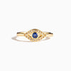 Wholesale S925 Sterling Silver Devil Evil Eyes Zircon Opening Adjustable Ring For Women With Geometric Design And Electroplating