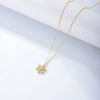 Wholesale S925 Sterling Silver Diamond Inlaid Snowflake Cross Chain Necklace For Women