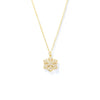 Wholesale S925 Sterling Silver Diamond Inlaid Snowflake Cross Chain Necklace For Women
