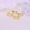 Wholesale S925 Sterling Silver Distinctive Creative Double Layer Geometric Earrings With Ear Buckle Light Luxury Style