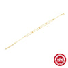 Wholesale S925 Sterling Silver Double Diamond Elegant Allmatch Fashion Women's Bracelet With Geometric Design And Electroplating Treatment