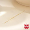 Wholesale S925 Sterling Silver Double Diamond Elegant Allmatch Fashion Women's Bracelet With Geometric Design And Electroplating Treatment