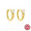 Wholesale S925 Sterling Silver Double Hollow Drop Flower Earrings With Geometric Design And Electroplating Treatment For Women