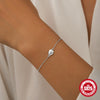 Wholesale S925 Sterling Silver Drop Diamond Women's All Match Bracelet With Geometric Pattern And Real Gold Plated Electroplating