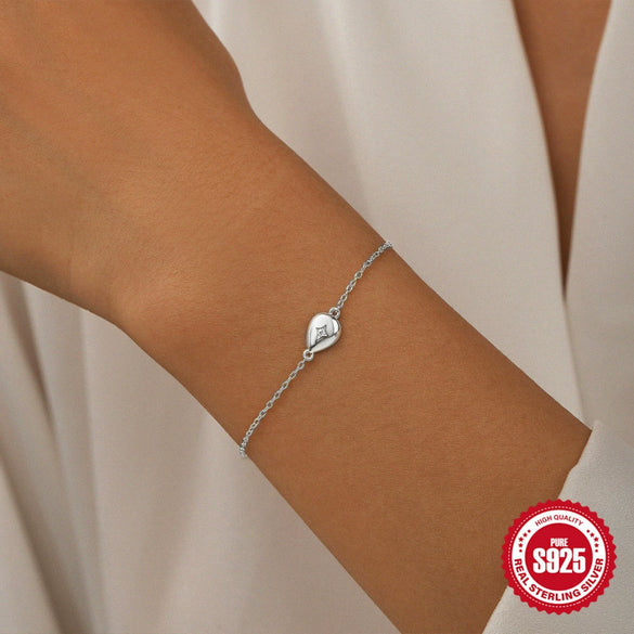 Wholesale S925 Sterling Silver Drop Diamond Women's All Match Bracelet With Geometric Pattern And Real Gold Plated Electroplating