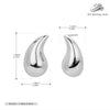 Wholesale S925 Sterling Silver Drop Shape Electroplated Women's Earrings