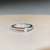 Wholesale S925 Sterling Silver Drop Shape Ring Simple Ins Style Electroplated