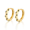 Wholesale S925 Sterling Silver Earrings Inlaid With Colored Zircons Ins Style Highend For Female