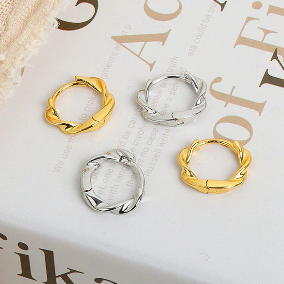 Wholesale S925 Sterling Silver Earrings Natural Style
