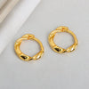 Wholesale S925 Sterling Silver Earrings Natural Style