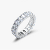 Wholesale S925 Sterling Silver Eggshaped Geometric Fashion Women's Ring Jewelry With Seiko Treatment