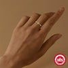 Wholesale S925 Sterling Silver Eightpointed Star Geometric Luxury Classic Ring For Women With Electroplating And Real Gold Plating