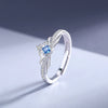 Wholesale S925 Sterling Silver Electroplated Crown Pattern Couple Rings