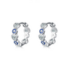 Wholesale S925 Sterling Silver Epoxy Heart Shaped Zircon Earrings For Women Fashionable And Trendy