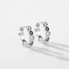 Wholesale S925 Sterling Silver Epoxy Heart Shaped Zircon Earrings For Women Fashionable And Trendy