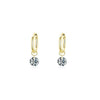 Wholesale S925 Sterling Silver Exquisite Women's Earrings With Glossy Imitation Diamond Zircon And Geometric Design By Seiko