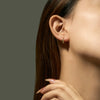 Wholesale S925 Sterling Silver Fashion Female Earrings With Geometric Design And Electroplated Finish