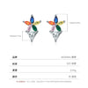 Wholesale S925 Sterling Silver Fashion Flower Earrings With Diamond For Women