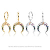 Wholesale S925 Sterling Silver Fashion Geometric Crescent Earrings For Women