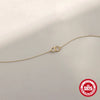 Wholesale S925 Sterling Silver Fashion Joker Double Ring Bracelet With Geometric Design And Electroplating For Women