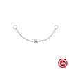 Wholesale S925 Sterling Silver Fashion Personality Shining Horse Eye Zircon Pendant With Diy Long Chain And Cartilage Chain
