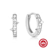 Wholesale S925 Sterling Silver Fashion Star Earrings For Women With Electroplating And Geometric Design