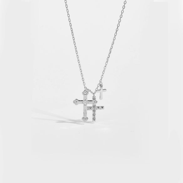 Wholesale S925 Sterling Silver Female Niche Design Sense Clavicle Chain Necklace With Electroplating Process
