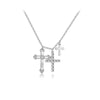 Wholesale S925 Sterling Silver Female Niche Design Sense Clavicle Chain Necklace With Electroplating Process