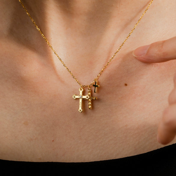 Wholesale S925 Sterling Silver Female Niche Design Sense Clavicle Chain Necklace With Electroplating Process