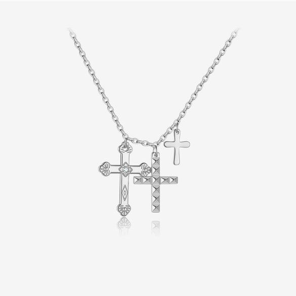 Wholesale S925 Sterling Silver Female Niche Design Sense Clavicle Chain Necklace With Electroplating Process