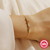 Wholesale S925 Sterling Silver Five Pointed Star Ladies Bracelet With Inlaid Zircon For Daily Wear