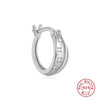 Wholesale S925 Sterling Silver Fivepointed Star Geometric Style Electroplated Earrings For Women