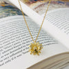 Wholesale S925 Sterling Silver Flower Pendant Necklace With Cross Chain Electroplated Original Design For Women