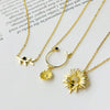 Wholesale S925 Sterling Silver Flower Pendant Necklace With Cross Chain Electroplated Original Design For Women
