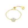 Wholesale S925 Sterling Silver Flower Petals Micropaved Zircon Women's Minimalist Light Luxury Earrings